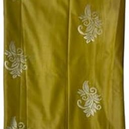 Nandycrafts Traditional Silk Blend Saree with Geometric Pattern, Olive Green and Pink, Budget Collection-image-56