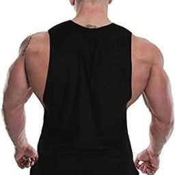 Backbone1 Polyester Synthetic Stringer Vest for Men, Gym Vest, Sleeveless Vests_124-image-50