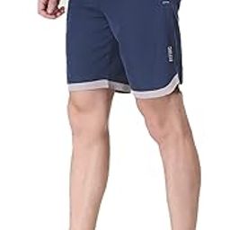 FITINC N.S Lycra Shorts for Men with Zipper Pockets & Knee Design-image-0