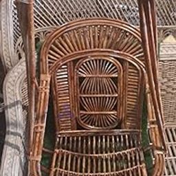 CRAFTCANE Bamboo Cane Swing Chair for All Ages(with Chain and with Cushion)(Matka)-image-35