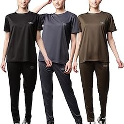 Mack Jonney Dryfit Lycra Solid Tracksuit Co-ord Sets for Women (Pack of 3)-DRYFIT_T_D10_BLK_GRY_L.GRY_006-P-image-43
