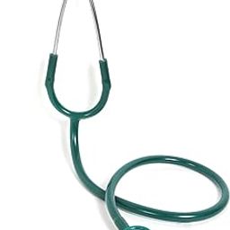 RCSP Stethoscope for Doctors and Medical students/nurses staff Acoustic Plastic Chest Piece Clear Sound Lightweight Stethoscope green tube-picture-16