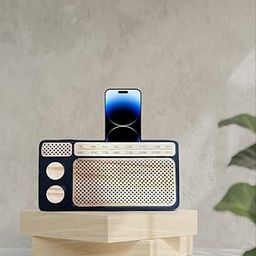 Angira handicrafts Wooden Amplifier with Mobile Stand/Multifunctional Mobile Phone Holder, Natural Physical Amplification AHS-A010-picture-11