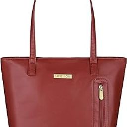 womens ALEXANDRIA TOTE LARGE MAROON Faux Leather Tote bag-image-53