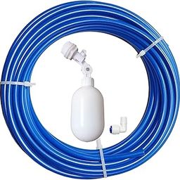 AQUALIQUID RO Float Ball Valve Shut off Float and 3 Meter Blue Pipe For Dispenser Pot (Dispenser float + 3 meter Blue pipe + 1 elbow)-image-77