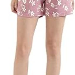 Soft Cotton Lounge Shorts Above Knee for Women| Breathable, Mid Rise, Medium Pink-image-93