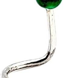Silver Nose pin 925 Sterling Silver Body jewelry Boho Funky Jewellery Pierced Nose Clip Minimalist Handmade Gift | With Authenticity Certificate & 925 Stamp-image-94