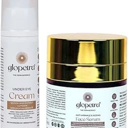 Glopetra Under Eye Cream and Anti-Ageing Face Serum, 20g, All Skin Types, Dark Circle Reduction-image-12