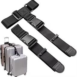 Cazuela Luggage Connector Straps,Add a Bag Suitcase Strap Belt,Luggage Clip Link,Multi Adjustable 1.5" W Travel Attachment Accessories for Carry on Bag Stacker - (Extended Size)-image-38