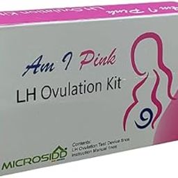 Microsidd Am I Pink Pregnancy Ovulation Test Kit 5's Pack Single-Use Strips, Compact & Accurate for Women Trying to Conceive-1