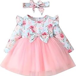 Hornbill Floral Printed Purple Color Baby Frock-image-6