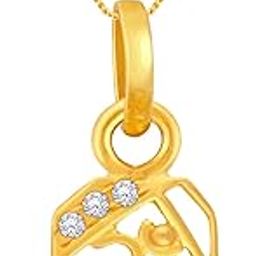 Yellow Gold Pendant for Women 22k | 22 kt (916) BIS Hallmark Gold Pendant for Women & Girls | 22 Karat Gold Jewellery for Birthday, Wedding, Anniversary & Diwali Gift-image-13