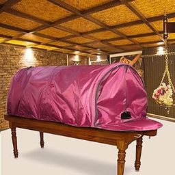 Kawachi Sleeping Posture Portable Steam Cabin for Steam Sauna Bath in Ayurvedic Panchkarma Therapy (Without Steam Generator)-27
