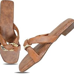 Heel Casual Flip Flops Slippers For Girls Women,Comfortable Foam Chappals-image-99