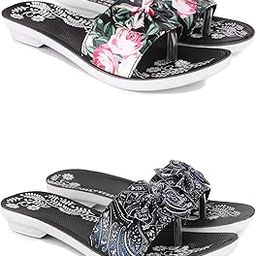 Women's Sandals | Lightweight Wear| Stylish & Easy to Wear For Women'S PCV-SAN-(2-COMBO)-1965-1967-image-87