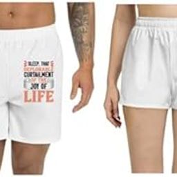 Unisex Regular fit 'Sleeping | Sleep, That Deplorable Curtailment of The Joy of Life' Polyester Shorts [Size S/28In to XL/40In]-picture-9