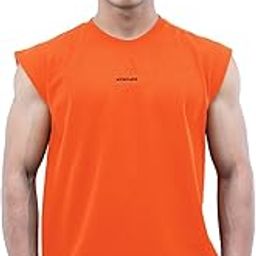 Men's Sleeveless Elevate Boxy Tank -Perfect for Gym&Sports|Breathable & Moisture-Wicking Fabric, Engineered for Unrestricted Movement-image-35