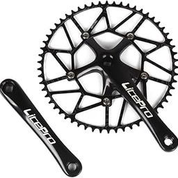 UJEAVETTE® Bike 50-58T 9-11 Speed Crankset 170Mm Crankarms 130Bcd Chainring Black 58T-image-51