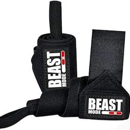 STEIGEN FITNESS Beast Mode Exercise Wrist Bands (Competition Grade) 22" Wrist Supporter for Gym, Gym Gloves, Wrist Band for Men Gym, Hand Grip (Black)-image-8