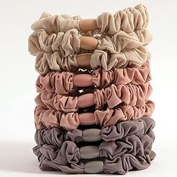 Hair ties for thick hair, Softer than Silk, Ponytail holders coil hair tie,It's Silk Scrunchies upgrade Version-image-98