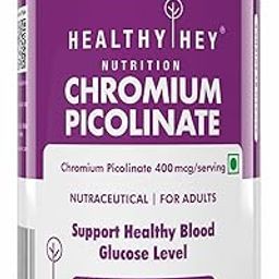 HealthyHey Nutrition Chromium Picolinate -Support Glucose Metabolism (High Absorption) 120 Capsules, Non-GMO, Gluten Free-10