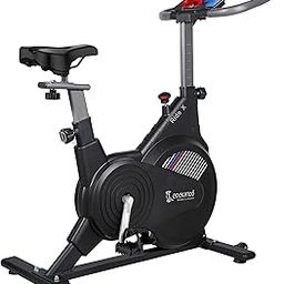 Cockatoo Ride-X 7Kg Fly Wheel Spin Bike, Exercise Cycle For Home With Adjustable Resistance & Heart Rate Sensor for Gym Cycle For Home Workout|Max Weight Capacity: 120 kg (Black)-image-13