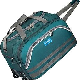 EBRON-04 55 Liters Polyester Water-Resistant Duffle Strolley Bag- Luggage Bag - Green-image-83