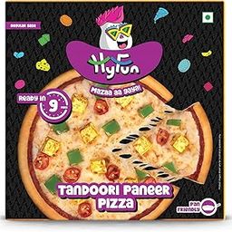 HyFun Pizza Regular 7" Tandoori Paneer 240gm-image-15