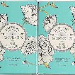 La Glorious Gardenia Luxury Bar Soap For Bath (150 Gms Pack Of 2) | Glowing Skin & Body, Paraben-Free Body Soaps For Bath Ideal for Men & Women-image-31
