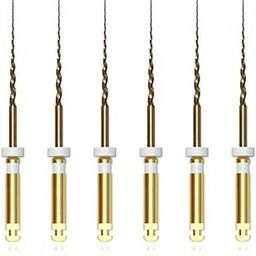 Healix Pro Gold Control Memory NiTI Rotary Files | ISO #17- Taper 04%| White | Length 25mm | Blister Pack of 6 Files-image-21