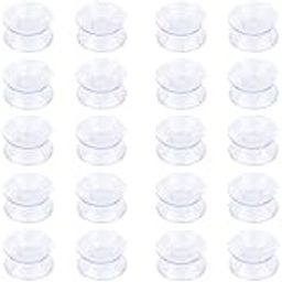 ZIBUYU® Suction Cups for Glass Double Sided PVC Plastic Sucker Pads 30mm White 20 Pieces 40PCS-image-24