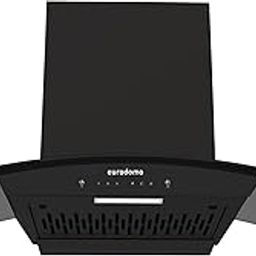 Eurodomo by Faber Indigo 90cm 1350 m³/hr Autoclean Kitchen Chimney| Filterless with Oil Collector| Touch/Gesture Control| Warranty by Eurodomo| LED Lamp|Made in India|Indigo IN HC SC FL BK 90, Black-image-54