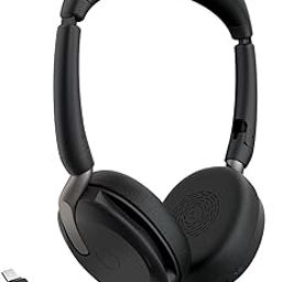 Jabra Evolve2 65 Flex Headphones Wired & Wireless Head-Band Office/Call Center Bluetooth Black-image-55