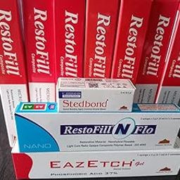Restofill Composite 4g Syringe 7 Nos Box ( A1 - 2, A2 - 3, A3 - 2) & Bonding Agent 1 Nos & Etchant Gel 5g Syringe 1 Nos SET OF 1 FULL SET-picture-1