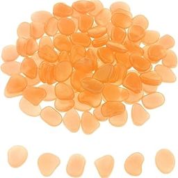 CALANDIS™ Glow in The Dark Garden Pebbles Stones for Path Yard Decor orange yellow | Decorative Stepping Stones | Garden D?©cor | Yard, Garden & Outdoor Living-image-46