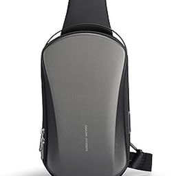 Unisex Crossbody Sling Bag, Waterproof Anti-Theft Chest Bag with USB Charging Port, Shoulder Bag for Traveling, Sporting, Cycling, Daily(Gray)-picture-53