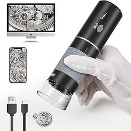 4K WiFi Digital Microscope 50-1000X, USB Handheld Magnifier, for iPhone/Android Cellphones and Windows Mac PC, Wireless Handheld Microscope for Adults and Kids-21