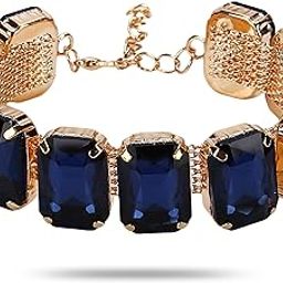 Valentine Gift for Girlfriend/Wife Jewellery Crystal Bangle Bracelet For Girls and Women-16