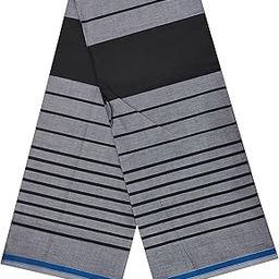 Men's Pure Cotton Unstitched Lungies Light Weight,Comfort, Attractive and Traditional silver03-image-37
