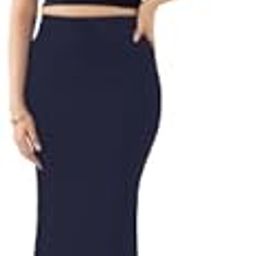Stretchy Cotton Saree Shapewear Petticoat for Women | Fishcut Petticoat with Side Slit for Easy Movement | Shape Wear for Sarees-image-31