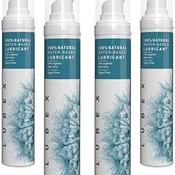 Lubex Lubricant Gel (water-based) Natural Lube With Aloe Vera For Her, Him & Couples - (pack of 4) Vanilla Flavour - 50gm-18