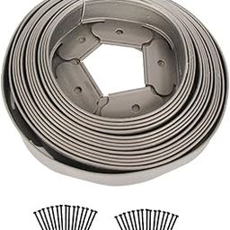 Enakshi (LABEL) Creations Garden Edging Border Accessory Garden Edging Coil for Yard Landscaping Plant Gray 10cmx5cm-image-32