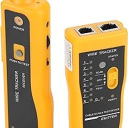 Ng,Tone Probe Kit,Internet Cable Toner,Cat 5 Wire Detector Mini Hunter Tester Trackers Confusion Handheld Rapid LAN Network Cable Tester Line Finder Wire Tracker Diagnose Tone Tool-14