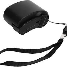 ELBME® USB Hand Crank Phone Charger, Lightweight DC5.5V 600mA Emergency Hand Crank Charger Camping Red LED Light for Hiking (Black)-28