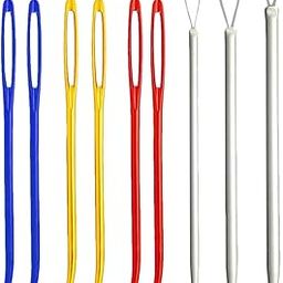 PLAFOPE 9pcs Large-Eye Bent Tapestry Needles and Wool Needles for Easy Sewing and Knitting Design for Easy Visibility for Crafts and Darning-image-66