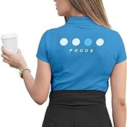 Women's Polo T-Shirt | Cotton Rich | Globally Certified Fabric | Wrinkle-Resistant | Colors Dont Fade | Regular Fit | Focus Design-image-83
