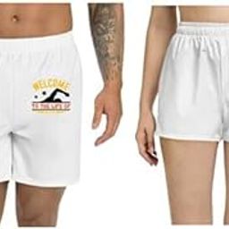 Unisex Regular fit 'Swimming | Welcome to The Life of Water' Polyester Shorts [Size S/28In to XL/40In]-image-69