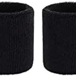 CARE N TOUCH Gym Wrist Band for Men and Women - Cotton Wristband, 2.5 inch (Black)-image-88