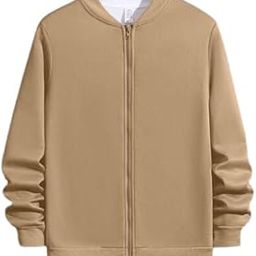 Solid Men's Bomber Jacket For Men-image-17