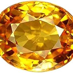 Yellow Sapphire Stone Loose Precious 5.25 Ratti Pukhraj Gemstone for Men and Women-2